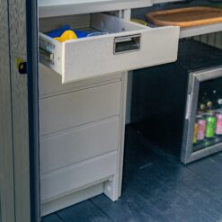 Suncast 22.25-in x 18.5-in Gray Resin Storage Shed Drawer