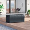 Suncast Outdoor Storage 73-Gallon Cyberspace Plastic Deck Box