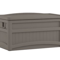 Suncast Medium 73-Gallon Stoney Plastic Deck Box