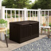 Suncast Medium 50-Gallon Java Plastic Deck Box