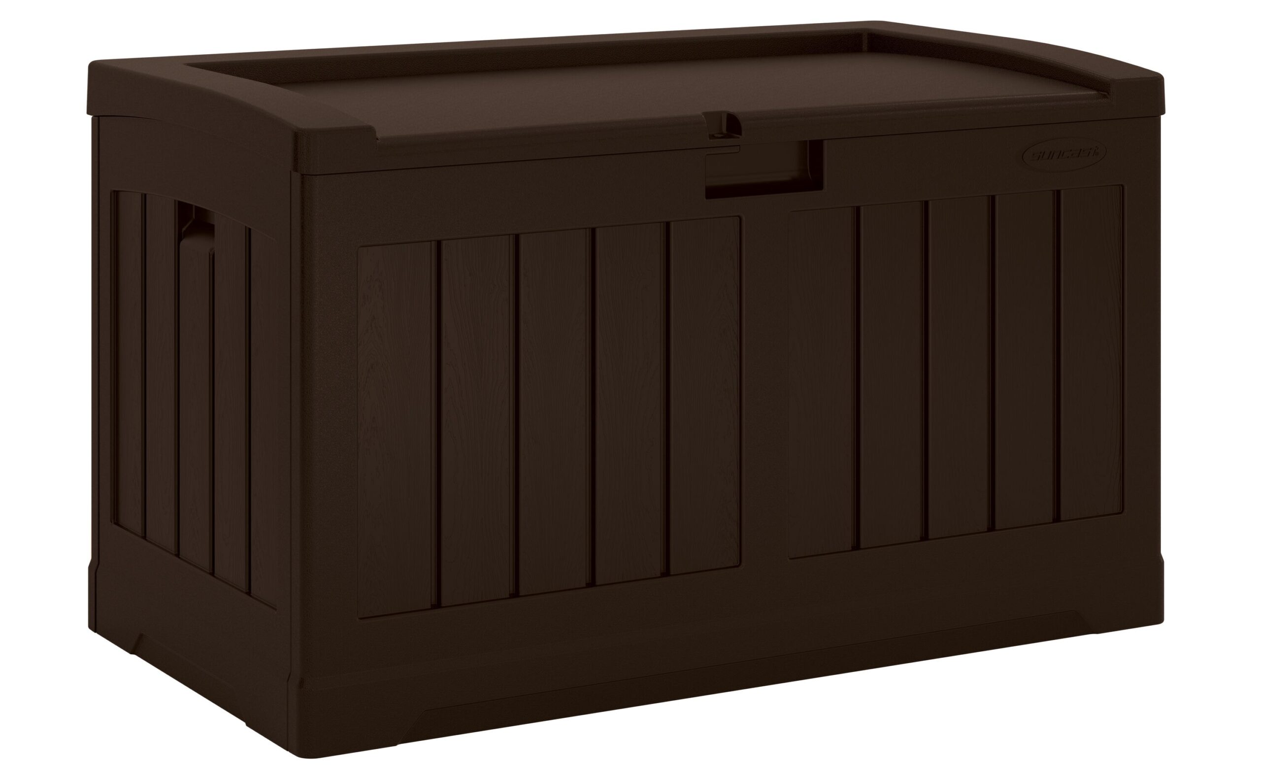 Suncast Medium 50-Gallon Java Plastic Deck Box