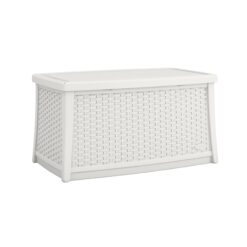 Suncast Resin Ice Cube 34-in W x 18-in H Hinged Top Coffee Table