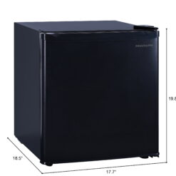 Frigidaire 1.6 Cu. ft. Compact Refrigerator with Freezer Compartment, Black Mini Fridge for Bedroom, Dorm, Office, Apartment