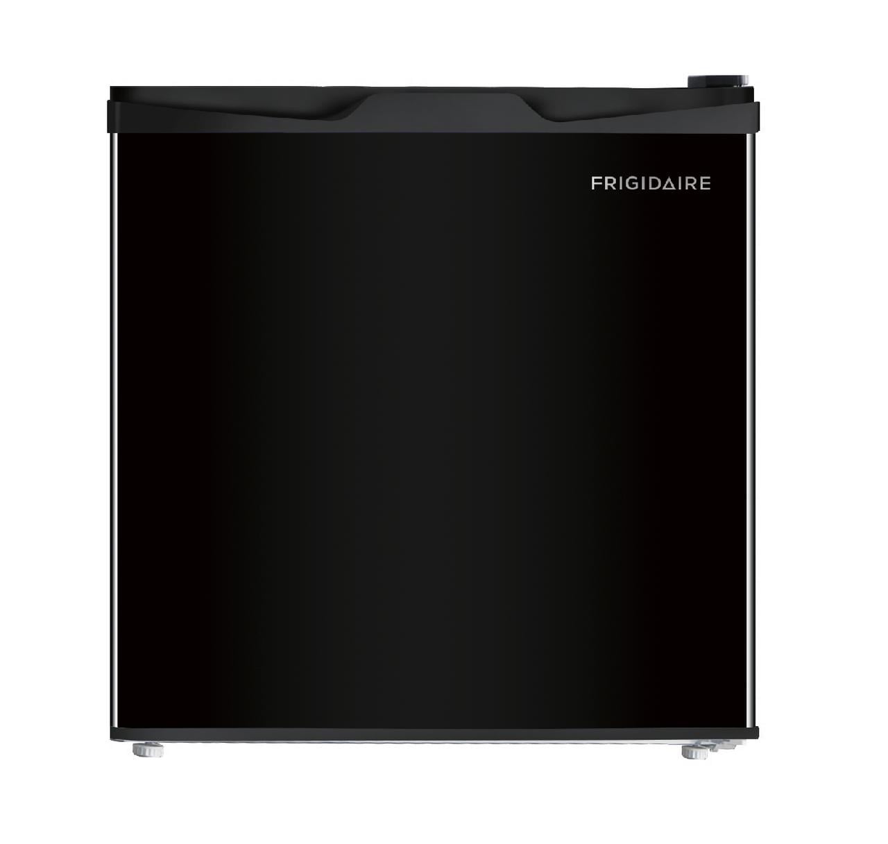 Frigidaire 1.6 Cu. ft. Compact Refrigerator with Freezer Compartment, Black Mini Fridge for Bedroom, Dorm, Office, Apartment
