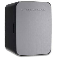 Frigidaire Retro 10L Mini Personal Refrigerator with Thermoelectric Cooling, 15 Can Capacity, Stainless Steel Design