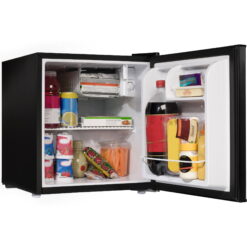 Galanz 1.7 Cu Ft Single Door Mini Fridge Black - compact, Energy-efficient refrigerator ideal for dorms, offices, and small spaces