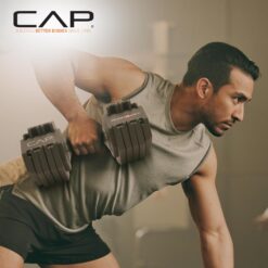 CAP ADJUSTABELL Adjustable Dumbbell Weights - Singles & Pairs | 12.5 lb, 25 lb & 55 lb | Multiple Handle Options