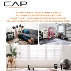 CAP 2-inch Olympic Bumper Plate Weight Set | 370 lbs | Multiple Colors | Storage Rack Optional