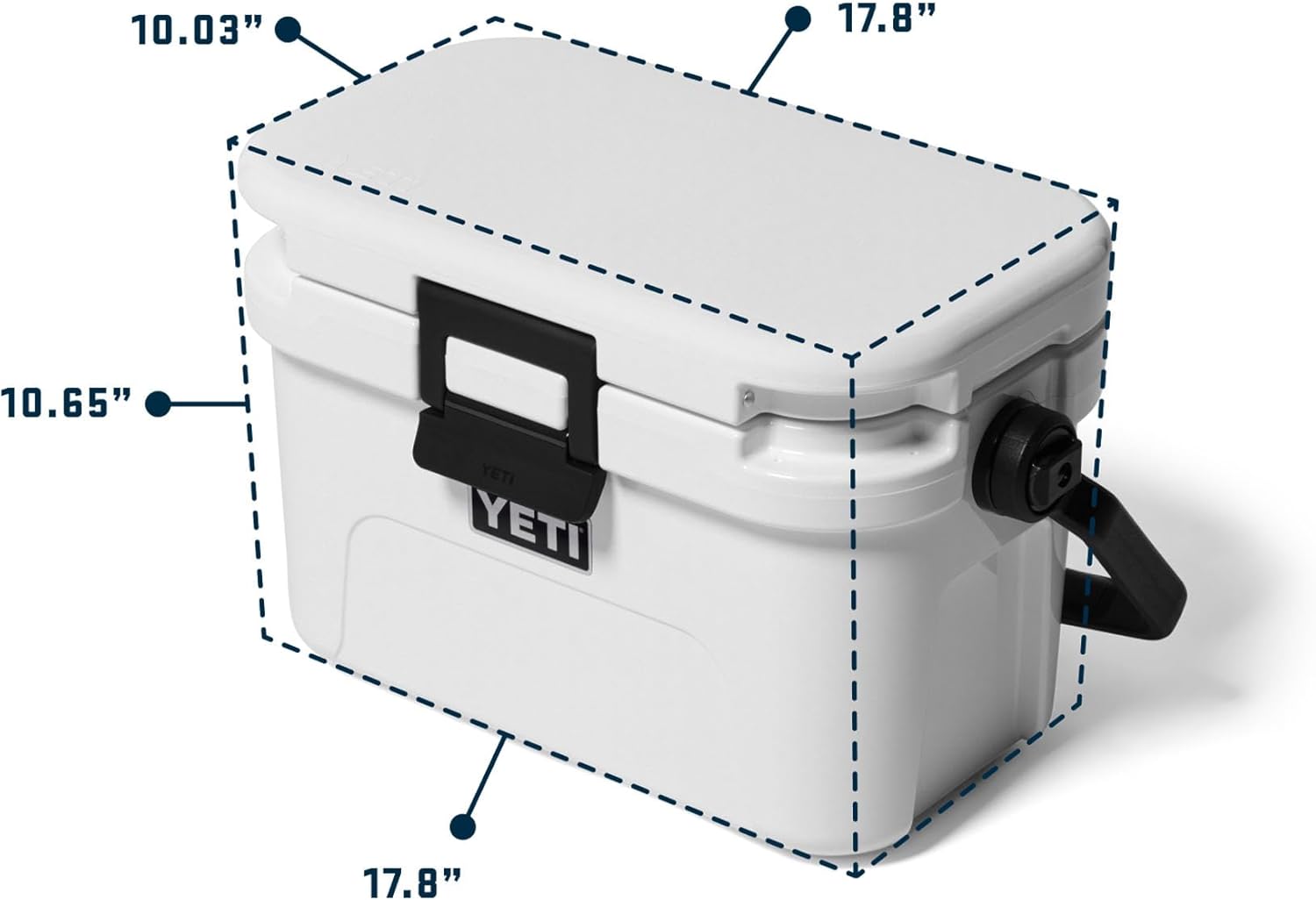 YETI Roadie 8 Hard Cooler Fits 12 Cans, Rescue Red