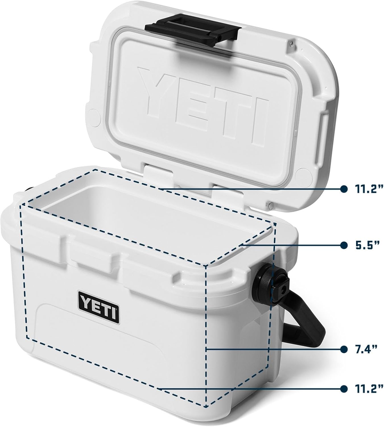 YETI Roadie 8 Hard Cooler Fits 12 Cans, Tropical Pink