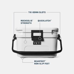 YETI Roadie 8 Hard Cooler Fits 12 Cans, Royal Blue