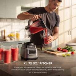 Ninja Classic 72-Oz Blender, 3 Speeds, Smoothie, BE250 Black