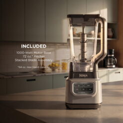 Ninja Classic 72-Oz Blender, 3 Speeds, Smoothie, BE250 Black