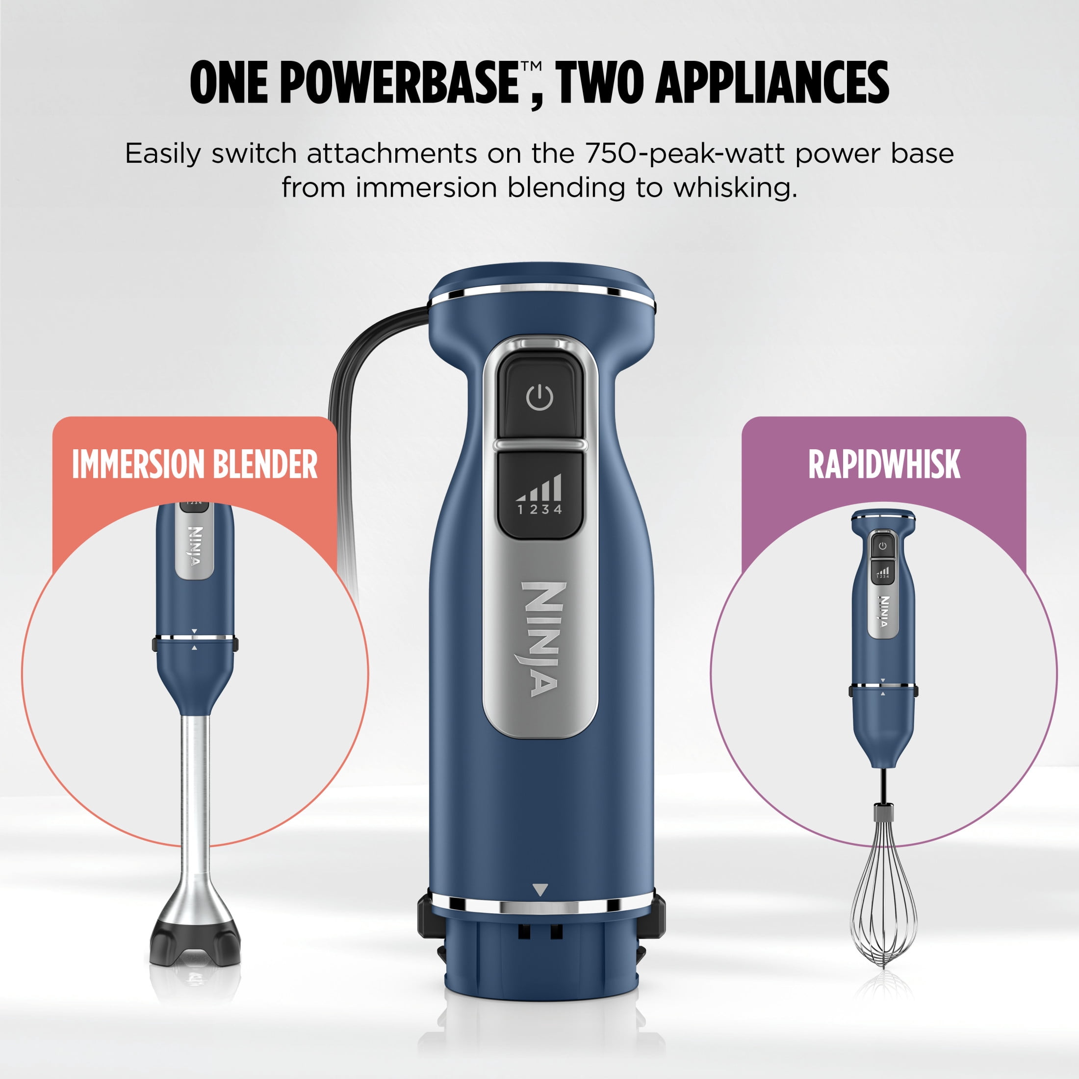 Ninja Power Duo Immersion Blender with Whisk