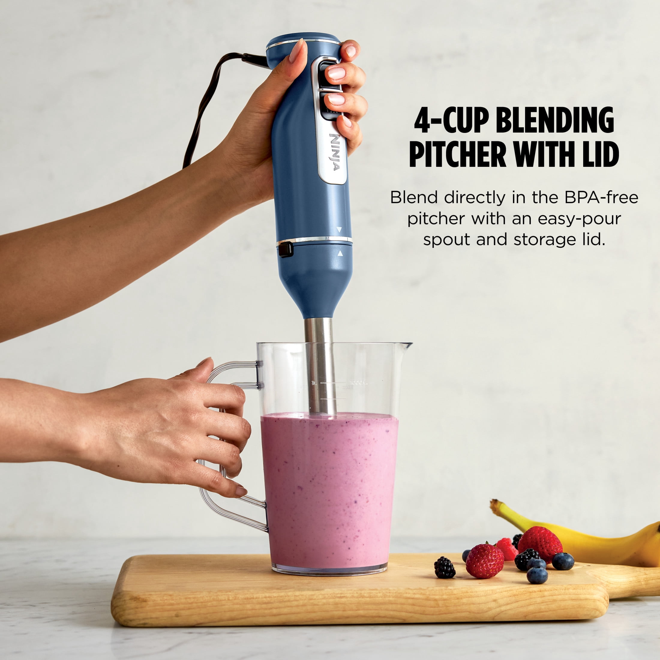 Ninja Power Duo Immersion Blender with Whisk