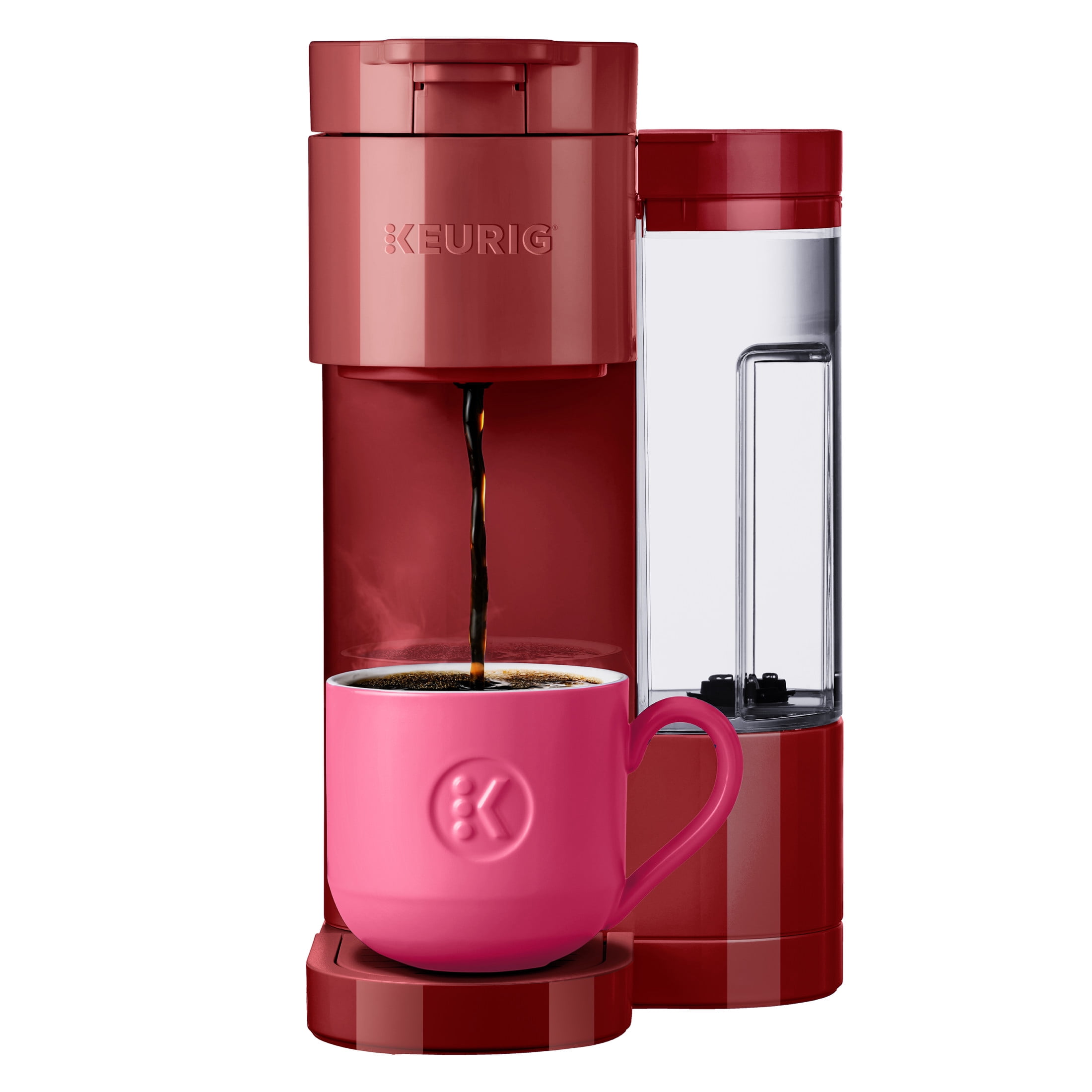 Keurig K-Express Essentials Red Single-Serve K-Cup Pod Coffee Maker