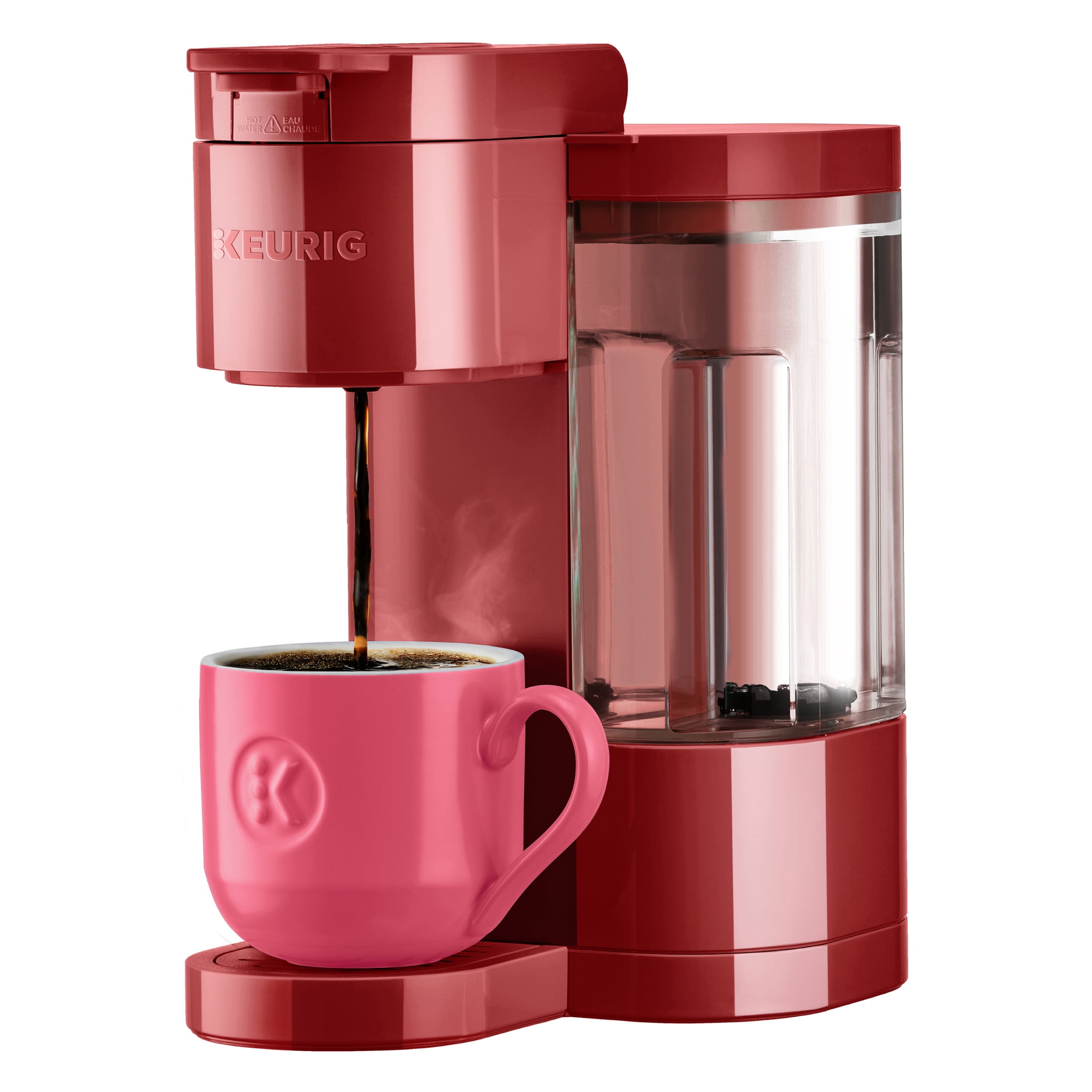 Keurig K-Express Essentials Red Single-Serve K-Cup Pod Coffee Maker