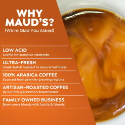 Maud's Pumpkin Spice Flavored Coffee Pods, 50 ct - 100% Arabica Medium Roast Coffee, Solar Energy Produced Single Coffee Pods Compatible with Keurig K-Cup Brewers