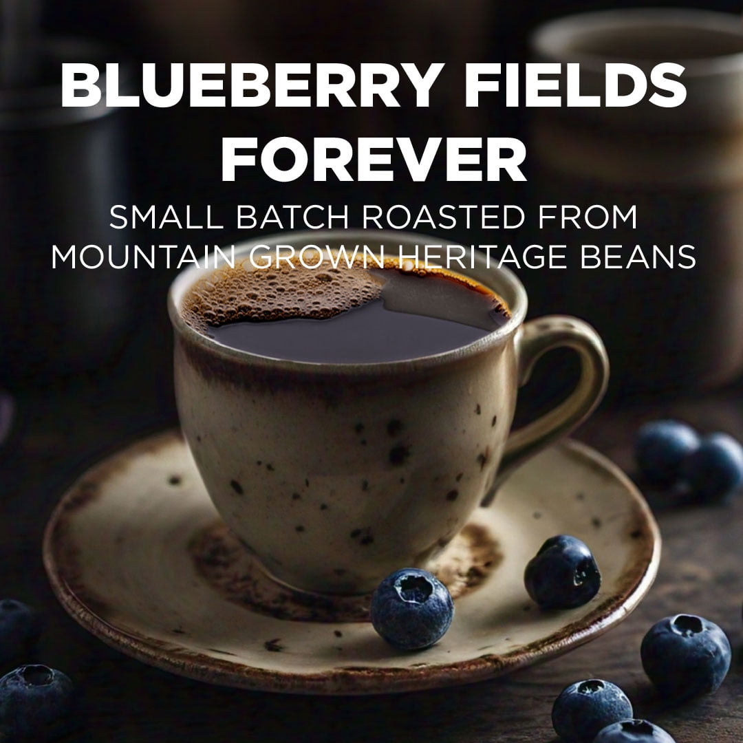 Maud's Blueberry Coffee Pods, Blueberry Fields Forever, Compatible w/ K-Cup Brewers, 50ct