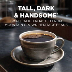 Maud's Dark Roast Coffee Pods, Tall Dark and Handsome, Compatible w/ K-Cup Brewers, 100ct