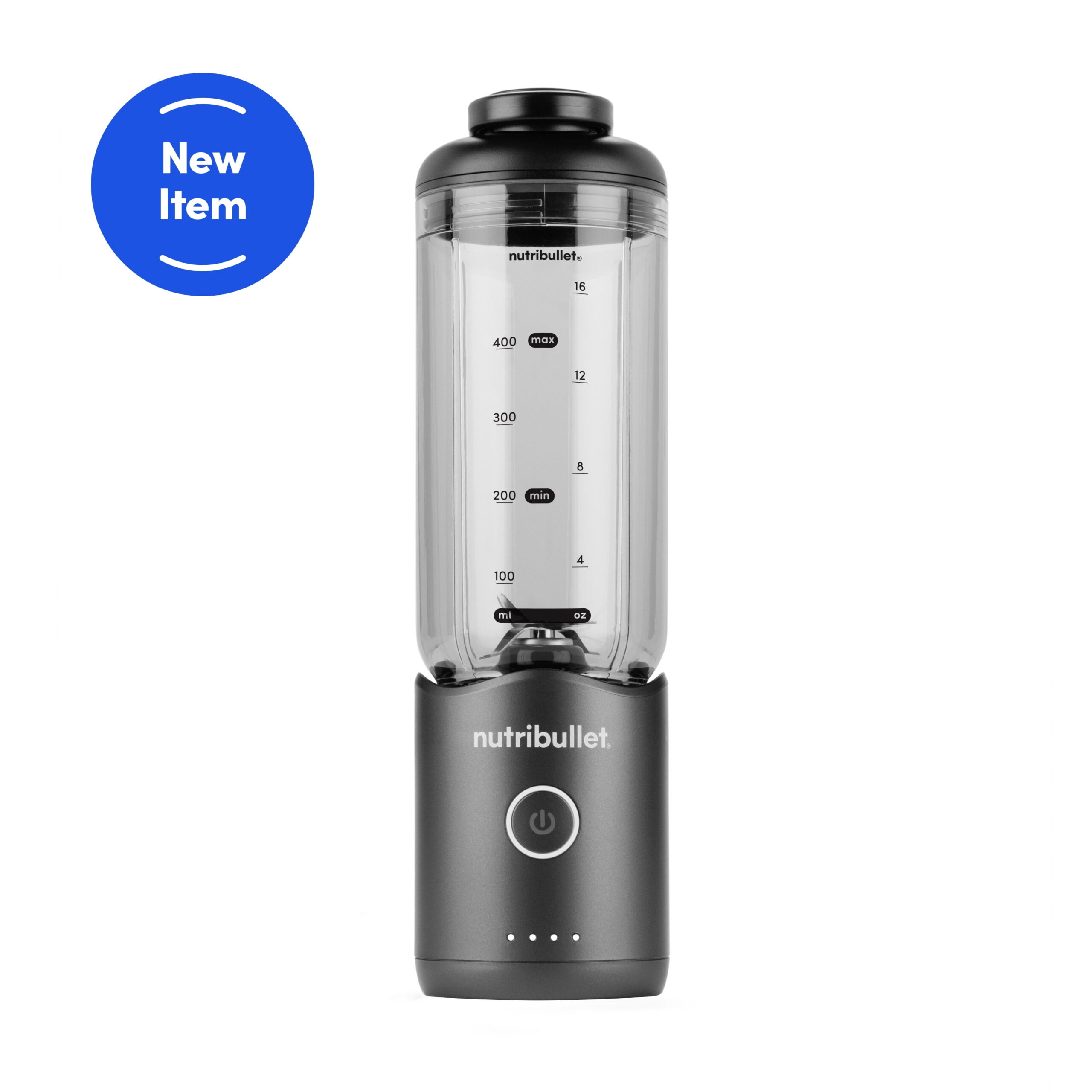 nutribullet Flex portable blender NBPB10200, Gunmetal, 20oz
