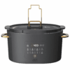 Thyme & Table 6QT Programmable Slow Cooker, Slate Grey