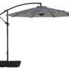 Westin Furniture 10-ft Steel Multiple colors/finishes No-tilt Cantilever Patio Umbrella with Base