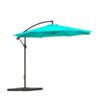 Westin Furniture 10-ft Steel Green No-tilt Cantilever Patio Umbrella with Base