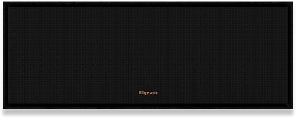 Klipsch Reference Next-Generation R-50C Horn-Loaded Center Channel Speakers for Crystal-Clear Home Theater Dialogue in Black