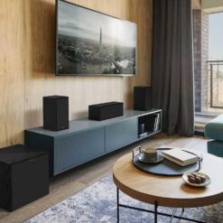 Klipsch Reference Next-Generation R-50C Horn-Loaded Center Channel Speakers for Crystal-Clear Home Theater Dialogue in Black