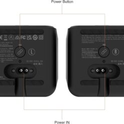 Klipsch Flexus SURR 100 Surround Sound Speakers with Immersive Dolby Atmos Technology - Black