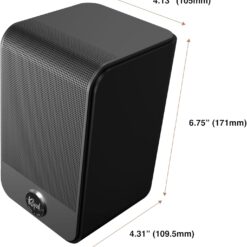 Klipsch Flexus SURR 100 Surround Sound Speakers with Immersive Dolby Atmos Technology - Black