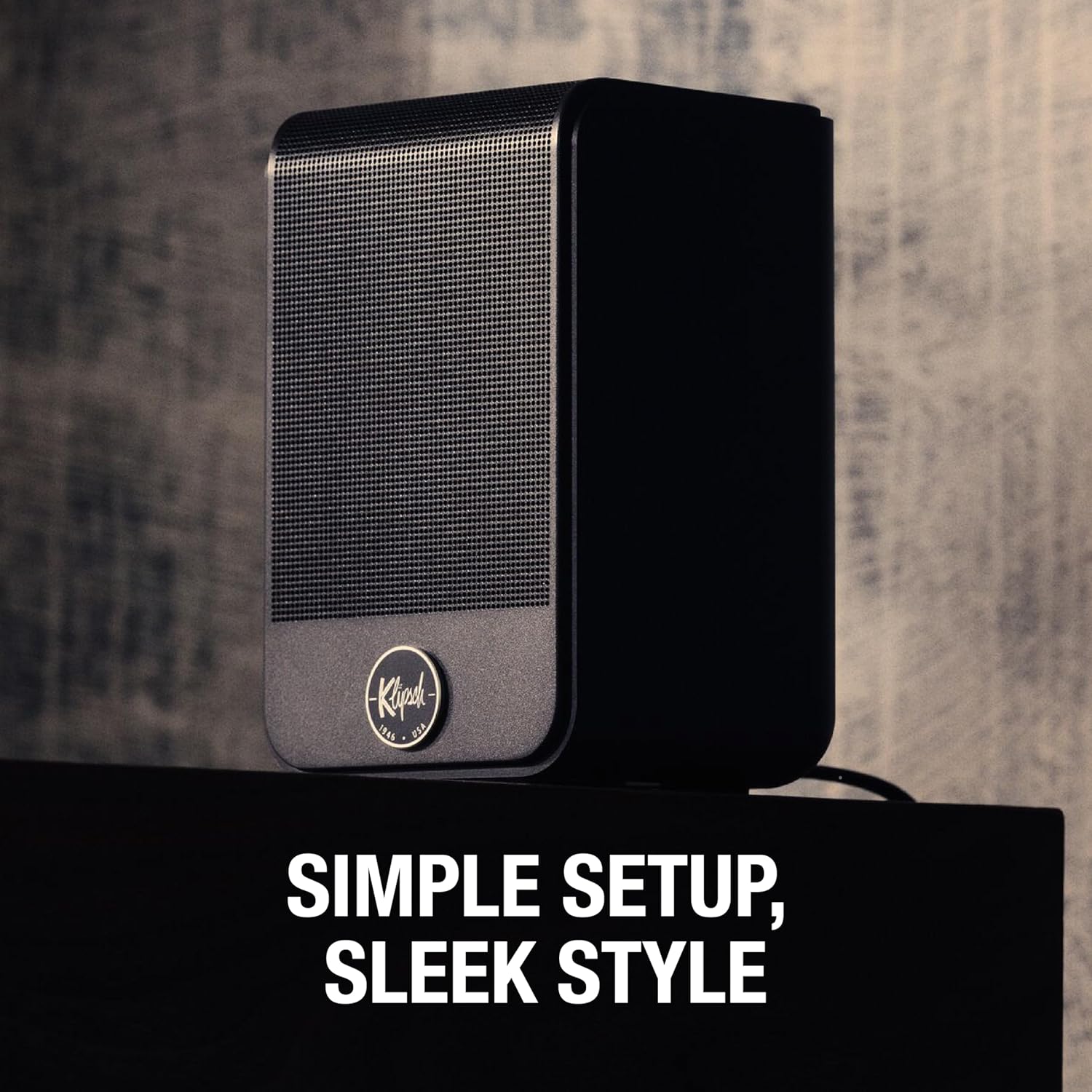 Klipsch Flexus SURR 100 Surround Sound Speakers with Immersive Dolby Atmos Technology - Black