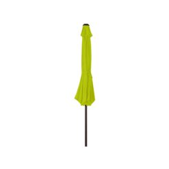 Westin Furniture 9-ft Steel Green Push-button Tilt Garden Patio Umbrella with Base
