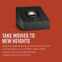 Polk Monitor XT60 Tower Speaker - Hi-Res Audio Certified, Dolby Atmos, DTS:X & Auro 3D Compatible, 1