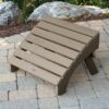 highwood Adirondack Brown Poly-lumber Ottoman