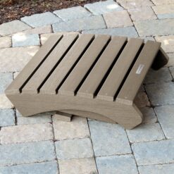 highwood Adirondack Brown Poly-lumber Ottoman