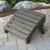highwood Adirondack Coastal Teak Poly-lumber Ottoman