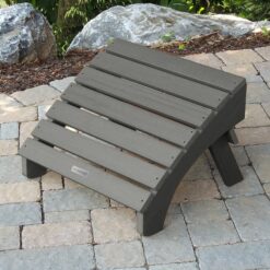 highwood Adirondack Coastal Teak Poly-lumber Ottoman