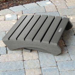 highwood Adirondack Coastal Teak Poly-lumber Ottoman