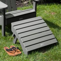 highwood Adirondack Coastal Teak Poly-lumber Ottoman
