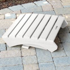 highwood Adirondack White Poly-lumber Ottoman