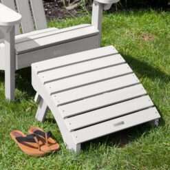 highwood Adirondack White Poly-lumber Ottoman