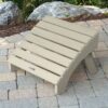 highwood Adirondack Whitewash Poly-lumber Ottoman