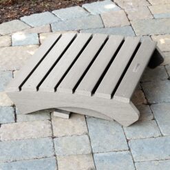 highwood Adirondack Gray Poly-lumber Ottoman