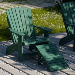 Wildridge Heritage Folding Turf Green HDPE Foot stool