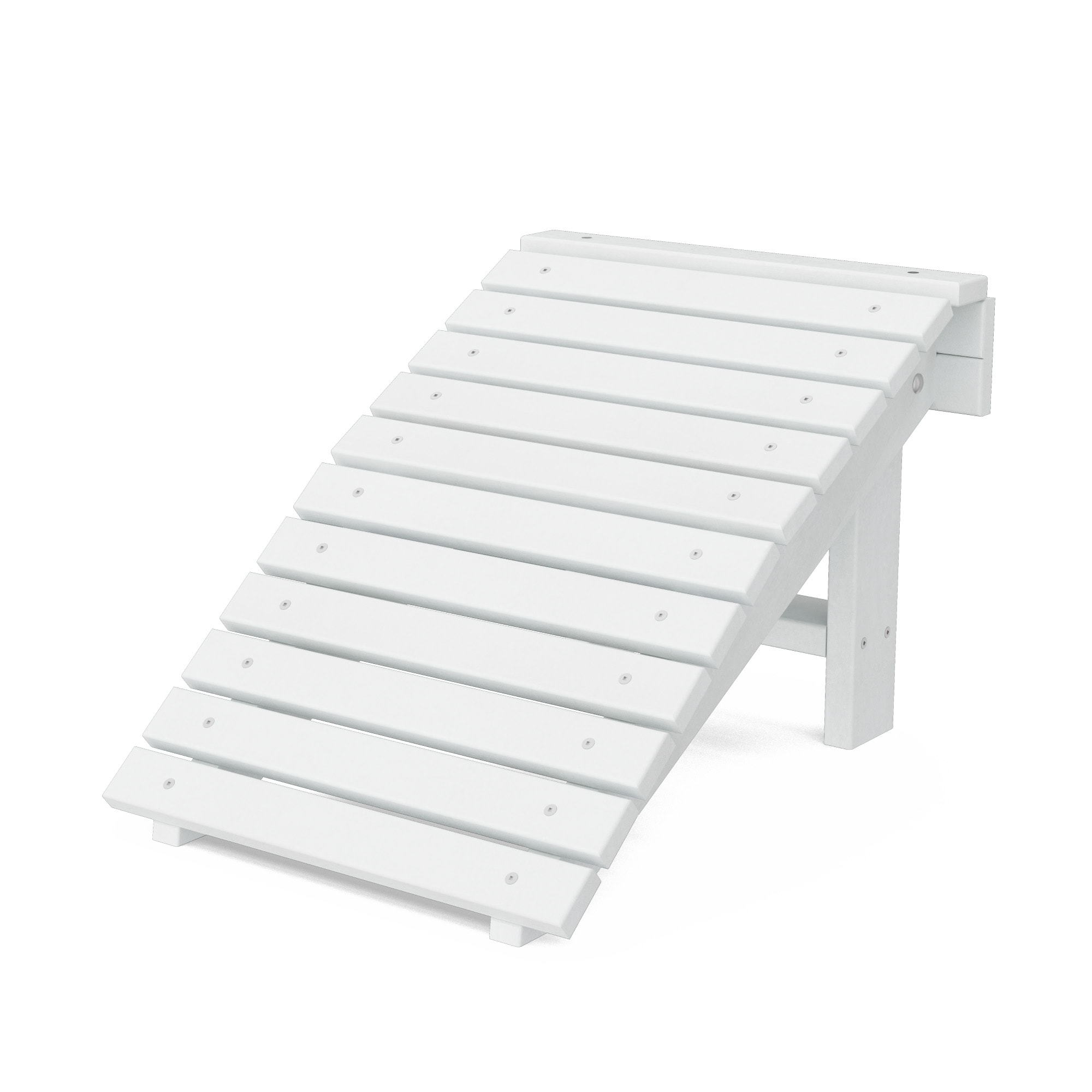 Wildridge Heritage Folding White HDPE Foot stool