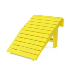 Wildridge Heritage Folding Lemon Yellow HDPE Foot stool