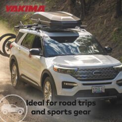 Yakima Set of 2 Roof Rack Crossbars, Rooftop Car, SUV, or Truck T-Slot Bars Compatible with StreamLine Tower – Bars Only, 50 Inch, JetStream (Black)