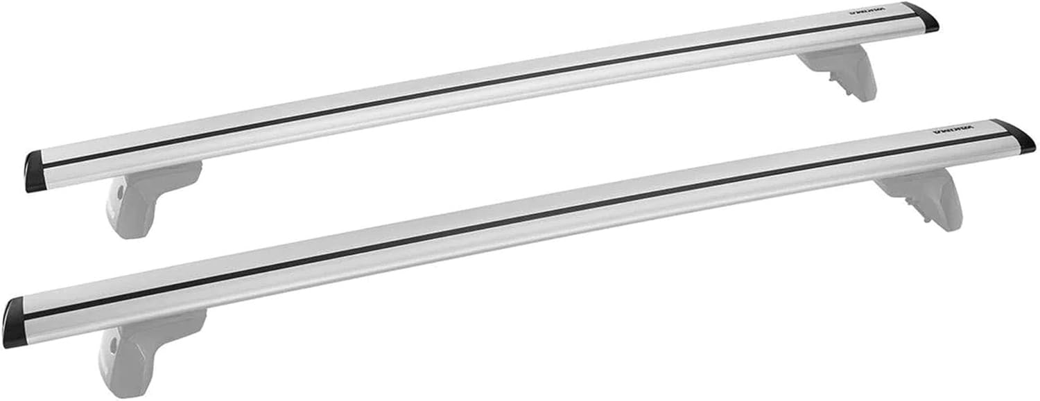 YAKIMA, JetStream Bar Aerodynamic Crossbars for Roof Rack Systems, Set of 2, Silver, Small (50")